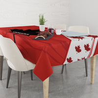 Custom Canada Rugby Tablecloth 2024 Pacific Go Canucks - Wonder Print Shop