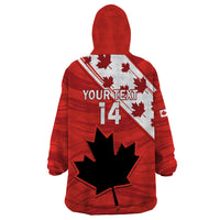 Custom Canada Rugby Wearable Blanket Hoodie 2024 Pacific Go Canucks - Wonder Print Shop