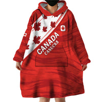 Custom Canada Rugby Wearable Blanket Hoodie 2024 Pacific Go Canucks - Wonder Print Shop