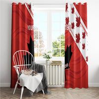 Custom Canada Rugby Window Curtain 2024 Pacific Go Canucks - Wonder Print Shop