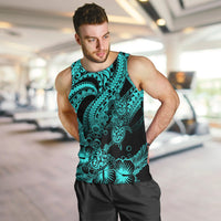 personalised-polynesian-men-tank-top-tribal-honu-turtle-with-hibiscus-turquoise-version