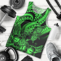 personalised-polynesian-men-tank-top-tribal-honu-turtle-with-hibiscus-green-version