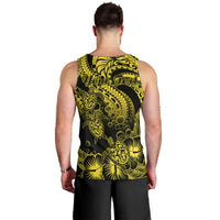 personalised-polynesian-men-tank-top-tribal-honu-turtle-with-hibiscus-gold-version