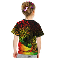 Personalised Polynesian Tribal Kid T Shirt Unique Reggae - Wonder Print Shop