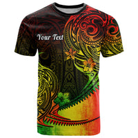 Personalised Polynesian Tribal T Shirt Unique Reggae - Wonder Print Shop