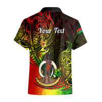 Personalised Vanuatu Hawaiian Shirt Reggae Polynesia Long God Yumi Stanap - Wonder Print Shop