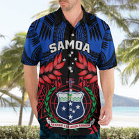 Personalised Samoa Hawaiian Shirt Heritage Festival Samoan Tattoo With Ula Fala Kava Bowl - Wonder Print Shop