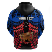 Personalised Samoa Hoodie Heritage Festival Samoan Tattoo With Ula Fala Kava Bowl - Wonder Print Shop