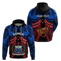 Personalised Samoa Hoodie Heritage Festival Samoan Tattoo With Ula Fala Kava Bowl - Wonder Print Shop