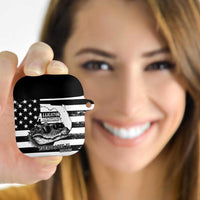 Alligator Alcatraz AirPods Case Cool Gator Everglades USA Grunge Flag - Wonder Print Shop