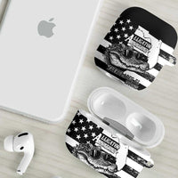 Alligator Alcatraz AirPods Case Cool Gator Everglades USA Grunge Flag - Wonder Print Shop