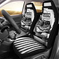 Alligator Alcatraz Car Seat Cover Cool Gator Everglades USA Grunge Flag - Wonder Print Shop