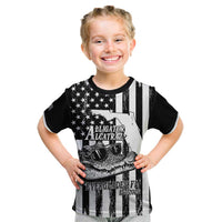 Alligator Alcatraz Kid T Shirt Cool Gator Everglades USA Grunge Flag - Wonder Print Shop