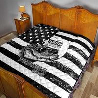Alligator Alcatraz Quilt Cool Gator Everglades USA Grunge Flag - Wonder Print Shop