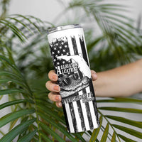 Alligator Alcatraz Skinny Tumbler Cool Gator Everglades USA Grunge Flag - Wonder Print Shop