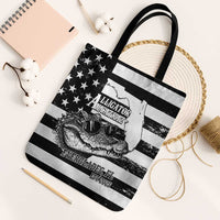 Alligator Alcatraz Tote Bag Cool Gator Everglades USA Grunge Flag - Wonder Print Shop
