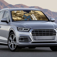 Alligator Alcatraz Auto Sun Shade Police Gator Rock Penitentiary - Wonder Print Shop