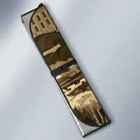 Alligator Alcatraz Auto Sun Shade Police Gator Rock Penitentiary - Wonder Print Shop