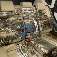Alligator Alcatraz Back Car Seat Cover Police Gator Rock Penitentiary - Wonder Print Shop