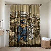 Alligator Alcatraz Bathroom Set Police Gator Rock Penitentiary - Wonder Print Shop