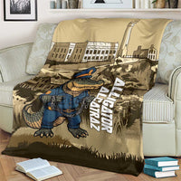 Alligator Alcatraz Blanket Police Gator Rock Penitentiary - Wonder Print Shop