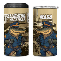 Alligator Alcatraz 4 in 1 Can Cooler Tumbler Police Gator Rock Penitentiary - Wonder Print Shop