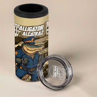 Alligator Alcatraz 4 in 1 Can Cooler Tumbler Police Gator Rock Penitentiary - Wonder Print Shop