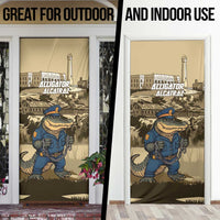 Alligator Alcatraz Door Cover Police Gator Rock Penitentiary - Wonder Print Shop