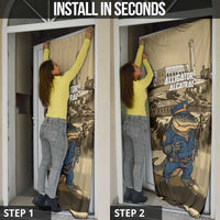 Alligator Alcatraz Door Cover Police Gator Rock Penitentiary - Wonder Print Shop