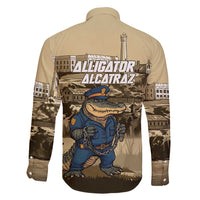 Alligator Alcatraz Family Matching Mermaid Dress and Hawaiian Shirt Police Gator Rock Penitentiary - Wonder Print Shop
