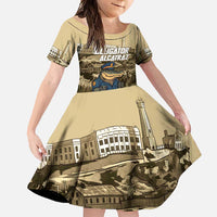 Alligator Alcatraz Family Matching Tank Maxi Dress and Hawaiian Shirt Police Gator Rock Penitentiary - Wonder Print Shop