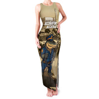 Alligator Alcatraz Family Matching Tank Maxi Dress and Hawaiian Shirt Police Gator Rock Penitentiary - Wonder Print Shop
