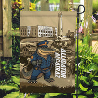 Alligator Alcatraz Garden Flag Police Gator Rock Penitentiary - Wonder Print Shop