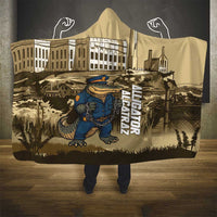 Alligator Alcatraz Hooded Blanket Police Gator Rock Penitentiary - Wonder Print Shop