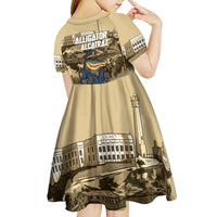 Alligator Alcatraz Kid Short Sleeve Dress Police Gator Rock Penitentiary - Wonder Print Shop
