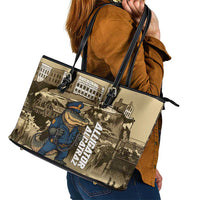 Alligator Alcatraz Leather Tote Bag Police Gator Rock Penitentiary - Wonder Print Shop