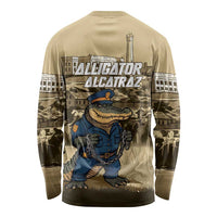 Alligator Alcatraz Long Sleeve Shirt Police Gator Rock Penitentiary - Wonder Print Shop
