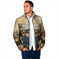 Alligator Alcatraz Padded Jacket Police Gator Rock Penitentiary - Wonder Print Shop