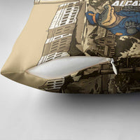 Alligator Alcatraz Pillow Cover Police Gator Rock Penitentiary - Wonder Print Shop