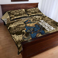 Alligator Alcatraz Quilt Bed Set Police Gator Rock Penitentiary - Wonder Print Shop
