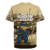 Alligator Alcatraz Rugby Jersey Police Gator Rock Penitentiary - Wonder Print Shop