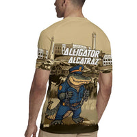 Alligator Alcatraz Rugby Jersey Police Gator Rock Penitentiary - Wonder Print Shop