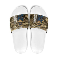 Alligator Alcatraz Slide Sandals Police Gator Rock Penitentiary - Wonder Print Shop