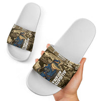 Alligator Alcatraz Slide Sandals Police Gator Rock Penitentiary - Wonder Print Shop