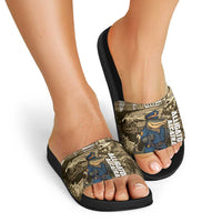 Alligator Alcatraz Slide Sandals Police Gator Rock Penitentiary - Wonder Print Shop