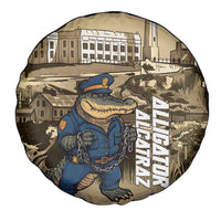 Alligator Alcatraz Spare Tire Cover Police Gator Rock Penitentiary - Wonder Print Shop