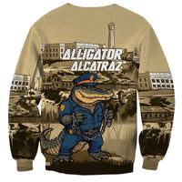 Alligator Alcatraz Sweatshirt Police Gator Rock Penitentiary - Wonder Print Shop