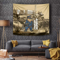 Alligator Alcatraz Tapestry Police Gator Rock Penitentiary - Wonder Print Shop