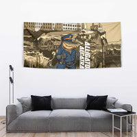 Alligator Alcatraz Tapestry Police Gator Rock Penitentiary - Wonder Print Shop