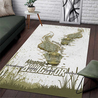 Everglades Florida Alligators Area Rug Alcatraz Est 2025 - Wonder Print Shop